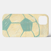 Chariklia Zarris著パステル調の青いサッカーボール Case-Mate iPhoneケース (裏面 (横))