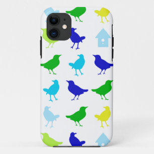 Chariklia Zarris著着色された鳥の絵画 iPhone 11 ケース