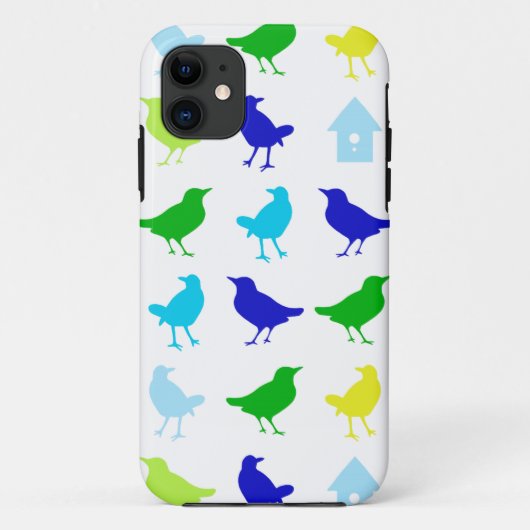Chariklia Zarris著着色された鳥の絵画 Case-Mate iPhoneケース (裏面)