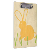 Chariklia Zarris著黄色いバニーそして芝生 クリップボード (右)