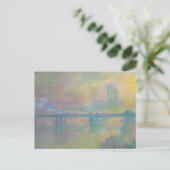 Charing Cross Bridge London Claude Monet ポストカード (スタンド正面)