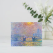Charing Cross Bridge, The Thames,  Claude Monet ポストカード (スタンド正面)