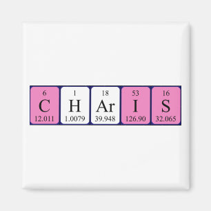 Charis周期表名磁石 マグネット