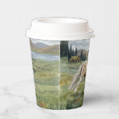 Charismatic Pinto Icelandic Mare watercolor 紙コップ (右)