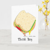 Charles Antlas_考え Big_Graduationカード カード (黄色い花)