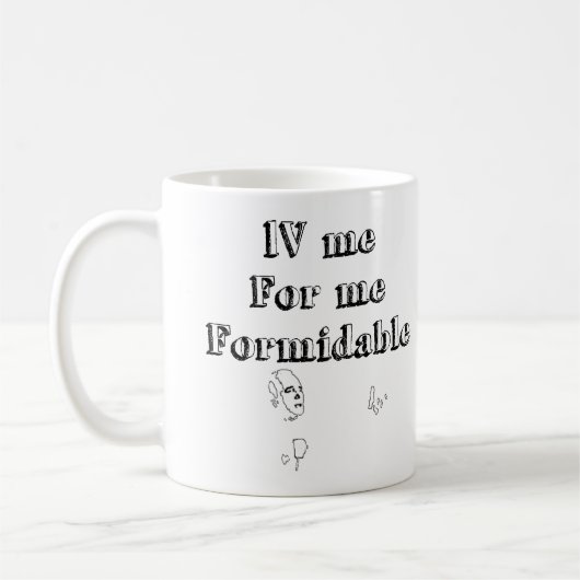 Charles Aznavour、手ごわい/Veritable T-Shirt Mug コーヒーマグカップ (左)