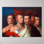 Charles Bird King Young Omahaw, War Eagle ポスター (正面)