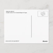Charles Bridge post card ポストカード (裏面)