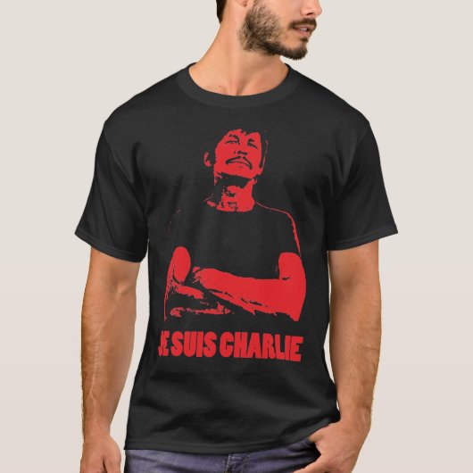 Charles Bronson - Je Suis Charlie Classic T-Shirt Tシャツ (正面)
