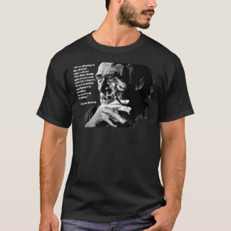 Charles Bukowski – ブラック – 引用文クラシックTシャツ Tシャツ