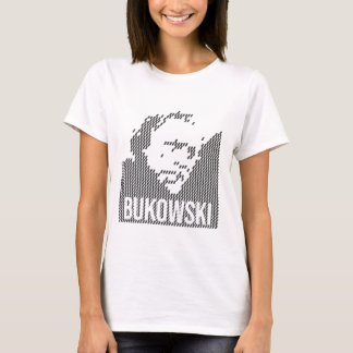 Charles Bukowski Portrait design Tシャツ