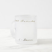 Charles Darwin's Barnacle Mug フロストグラスマグカップ (正面左)