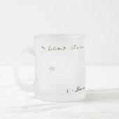 Charles Darwin's Barnacle Mug フロストグラスマグカップ (左)