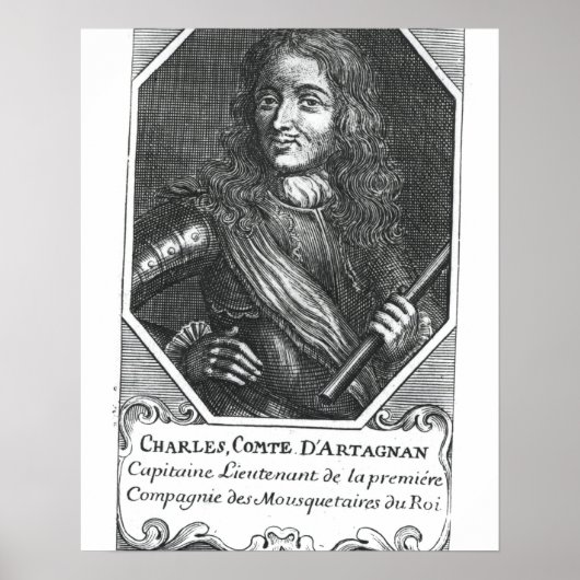 Charles de Montesquiou Count of Artagnan ポスター (正面)