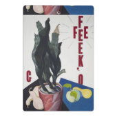 Charles DemuthによるO'Keefeの形の自然 ミニクリップボード (裏面)
