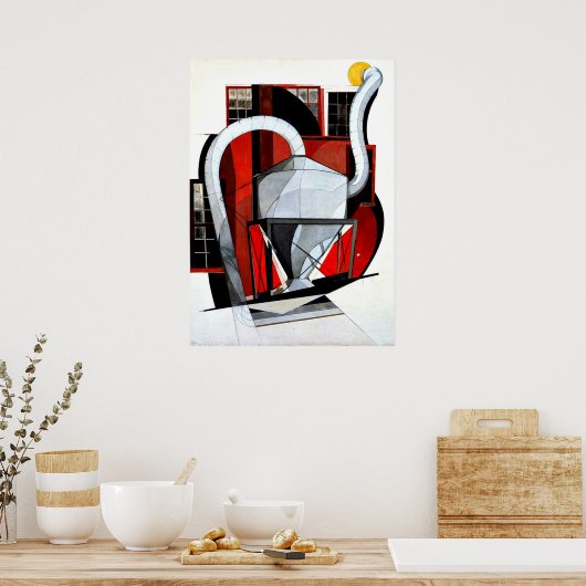 Charles Demuth：機械 ポスター (キッチン)