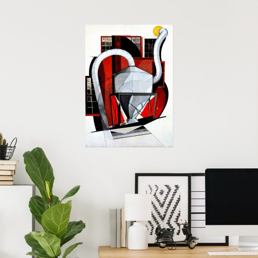 Charles Demuth:機械 ポスター (ホームオフィス)