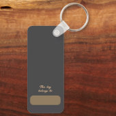 Charles Dickens Cat Quote キーホルダー (裏面)