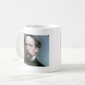 Charles Dickens "Charity @Home" 引用ギフト コーヒーマグカップ (正面左)