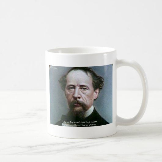 Charles Dickens "Charity @Home" 引用ギフト コーヒーマグカップ (右)