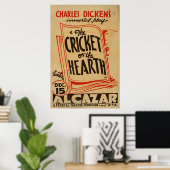 Charles Dickens Cricket On The HearthヴィンテージWPA ポスター (ホームオフィス)