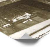 Charles Dickens Curiosity Shop，ロンドンヴィンテージ ポスター (角)