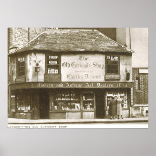 Charles Dickens Curiosity Shop，ロンドンヴィンテージ ポスター
