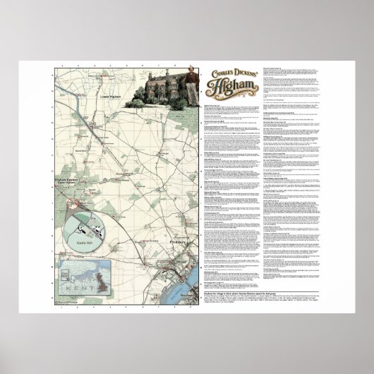 Charles Dickens' Higham ポスター (正面)