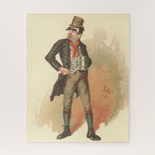 Charles Dickens Oliver Twist、KydのBill Sikes ジグソーパズル (縦)
