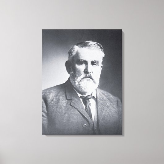 Charles Goodnight (b/w写真) キャンバスプリント (正面)