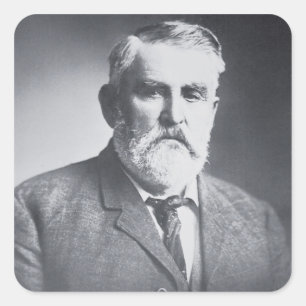 Charles Goodnight (b/w写真) スクエアシール