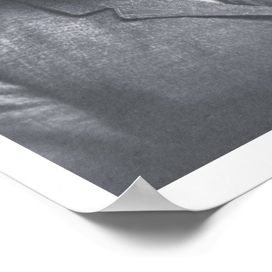 Charles Goodnight (b/w写真) ポスター (角)