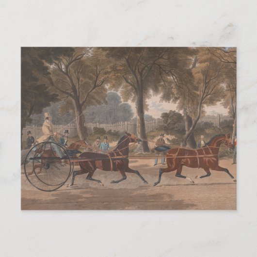 Charles Hunt - Extraordinary Trotting Match ポストカード (正面)