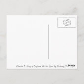 Charles I, King Of England At The狩りby Van Dyck ポストカード (裏面)