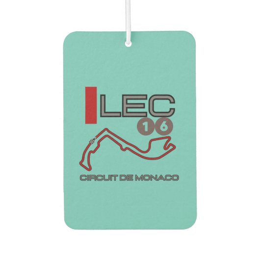 Charles Leclerc、フォーミュラ1、モナコグランプリ カーエアーフレッシュナー (正面)