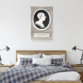 Charles Louis de Secondat、Baron de Montesquieu キャンバスプリント (インサイチュ (寝室))