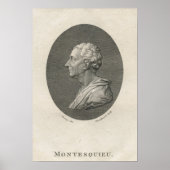 Charles Louis de Secondat, Baron de Montesquieu ポスター (正面)