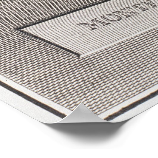 Charles Louis de Secondat、Baron de Montesquieu ポスター (角)