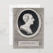 Charles Louis de Secondat、Baron de Montesquieu ポストカード (正面/裏面)