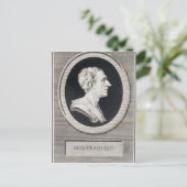 Charles Louis de Secondat、Baron de Montesquieu ポストカード (スタンド正面)
