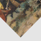 Charles M Russelによる「The Herd Quitter」西洋美術 薄葉紙 (詳細)