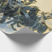 Charles M Russellによる「ヴァケロス」西洋美術 ラッピングペーパー (角)