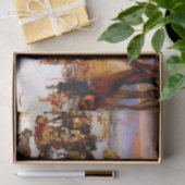 Charles M Russell著「インディアンハンターズリターン」 薄葉紙 (ギフト)