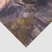 Charles M Russell著「ワイルドホースハンター」 薄葉紙 (詳細)