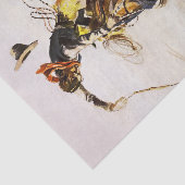 Charles M Russell著「悪いホス」 薄葉紙 (詳細)