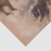 Charles M Russell著「A Quiet Day in Utica」 薄葉紙 (詳細)