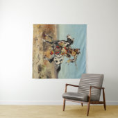 Charles M Russell著「Dakota Chief」 タペストリー (インサイチュ(横))