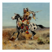 Charles M Russell著「Dakota Chief」 ポスター (正面)
