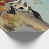 Charles M Russell著「Dakota Chief」 ラッピングペーパー (角)