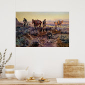 Charles M. Russell's Paying the Fiddler (1919) ポスター (キッチン)